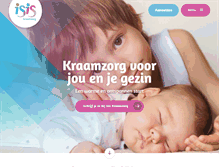 Tablet Screenshot of isiskraamzorg.nl